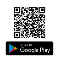 QR-Code zum Google Play Store und Icon mit Google Play Store Logo